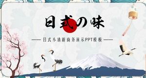 Modèle PPT de planification d'événements de style ukiyo-e japonais créatif et magnifique