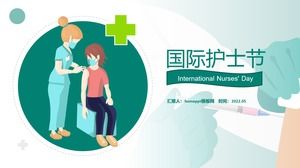 512 Allgemeine ppt-Vorlage für die Planung von Veranstaltungen zum Tag der Krankenschwester