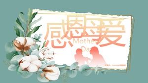 Amore della mamma del Ringraziamento - modello ppt per la festa della mamma