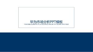 Huawei Marktanalyse PPT-Vorlage