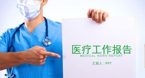 Tıbbi tıbbi çalışma raporu PPT şablonu