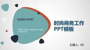 PPT-Vorlage für den Arbeitsbericht der Modebranche
