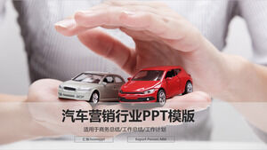 Modèle PPT de plan d'opération de vente de voitures de beauté de réparation automatique