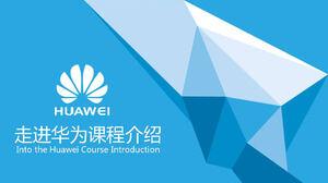 Modelo de ppt de perfil da empresa Huawei