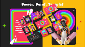Colorful sequel ppt template