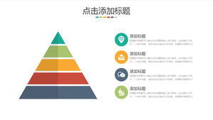 Wykres hierarchicznej relacji w trójkącie kolorów PPT