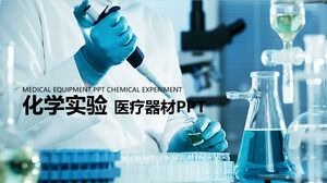 Modèle PPT général de l'industrie de l'expérimentation chimique