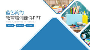 Eğitim ve öğretim PPT endüstrisi genel PPT şablonu