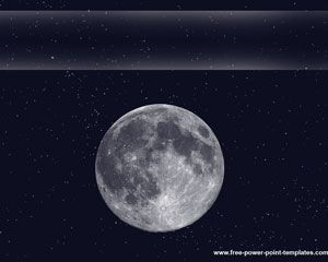 Шаблон Moon Powerpoint