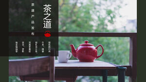 Lansarea produsului pentru ceremonia ceaiului PPT