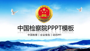 Szablon PPT Prokuratury w Chinach