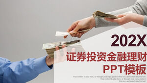 PPT-Vorlage für den Bericht über kreative Finanzinvestitionsprodukte für Finanzprojekte