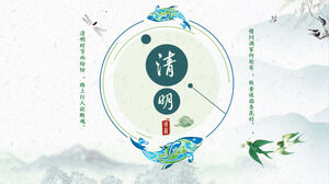 Unduhan template slideshow gaya kuno dan festival Qingming 2