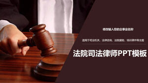Allgemeine PPT-Vorlage für die Rechts- und Justizbranche