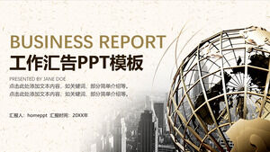 Modèle PPT de résumé de rapport de travail de promotion de marketing numérique d'entreprise de technologie Internet