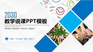 PPT-Vorlage für Lehrvorträge im Business-Stil
