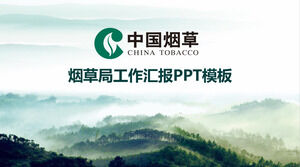Ogólny szablon PPT dla przemysłu China Tobacco (2)