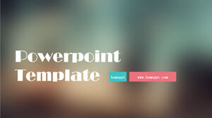 Work report PowerPoint template
