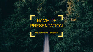 Forest Background PowerPoint Template