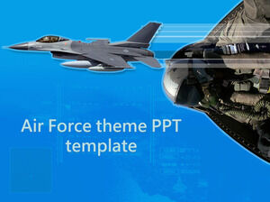 Șablon PPT cu temă Air Force