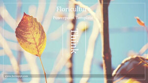 Flower cultivation PowerPoint templates