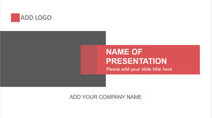 Red And Gray PowerPoint Template