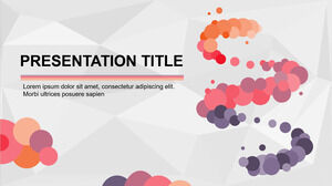 Colorful Bubbles Background PowerPoint Template