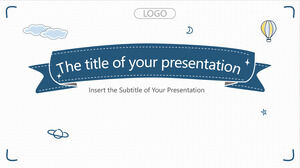 Ручной обращается стиль бизнес Шаблоны презентаций PowerPoint