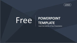 Deep Blue Business PowerPoint Templates PowerPoint Templates Free Download