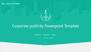 Templat PowerPoint Umum Publisitas Perusahaan
