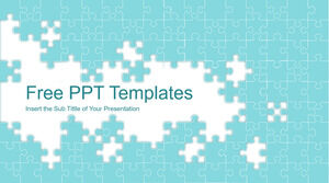 2020 Abstract Puzzle Business PowerPoint Templates