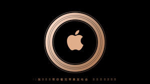 10 PPT te duce la conferința Apple - 2018 Apple Autumn New Product Launch Tema ppt șablon