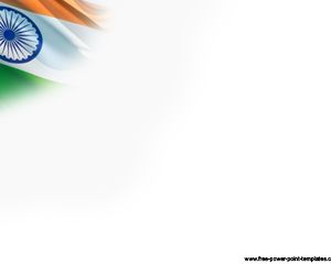 Indien-Flaggen-Vorlage