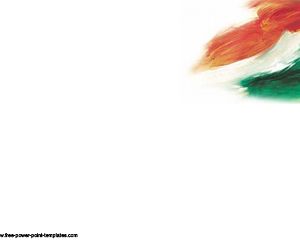 Template drapeau indien Powerpoint
