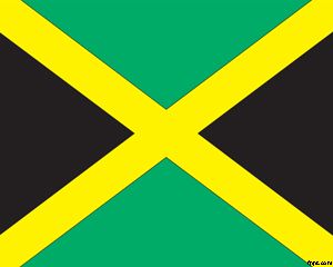 牙买加的PowerPoint国旗