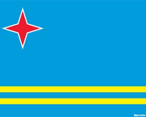 Flagge von Aruba PPT