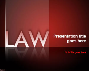 Law Firm Powerpoint-Vorlage