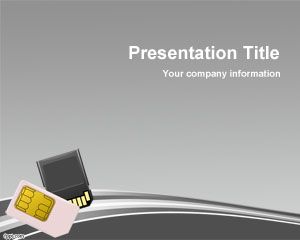 Karta pamięci PowerPoint Template