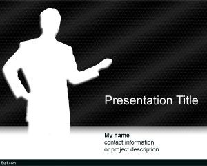 Moderatör PowerPoint Şablonu