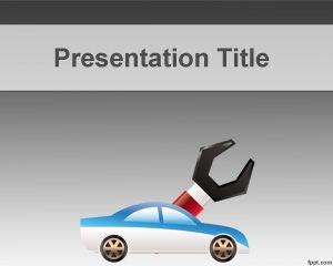 Plantilla PowerPoint de reparación de automóviles