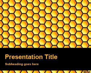 Contexte Honeycomb PowerPoint Texture