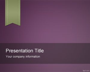 紫羅蘭的e-Learning的PowerPoint模板