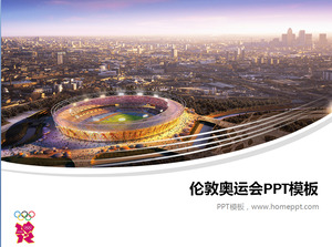 2012 Londres Jogos Olímpicos de PowerPoint de download template