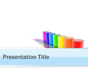 Modèle couleur Tubes PowerPoint
