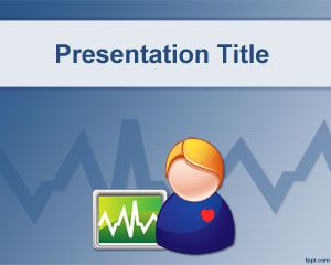 Template Health Monitor PowerPoint
