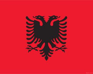 アルバニアパワーポイントの旗