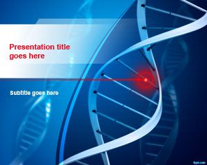 Template PowerPoint Estrutura DNA gratuito