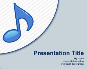Template PowerPoint musisi