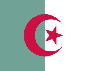 Cezayir PowerPoint Şablon Bayrağı