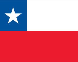 칠레 파워 포인트 템플릿의 국기